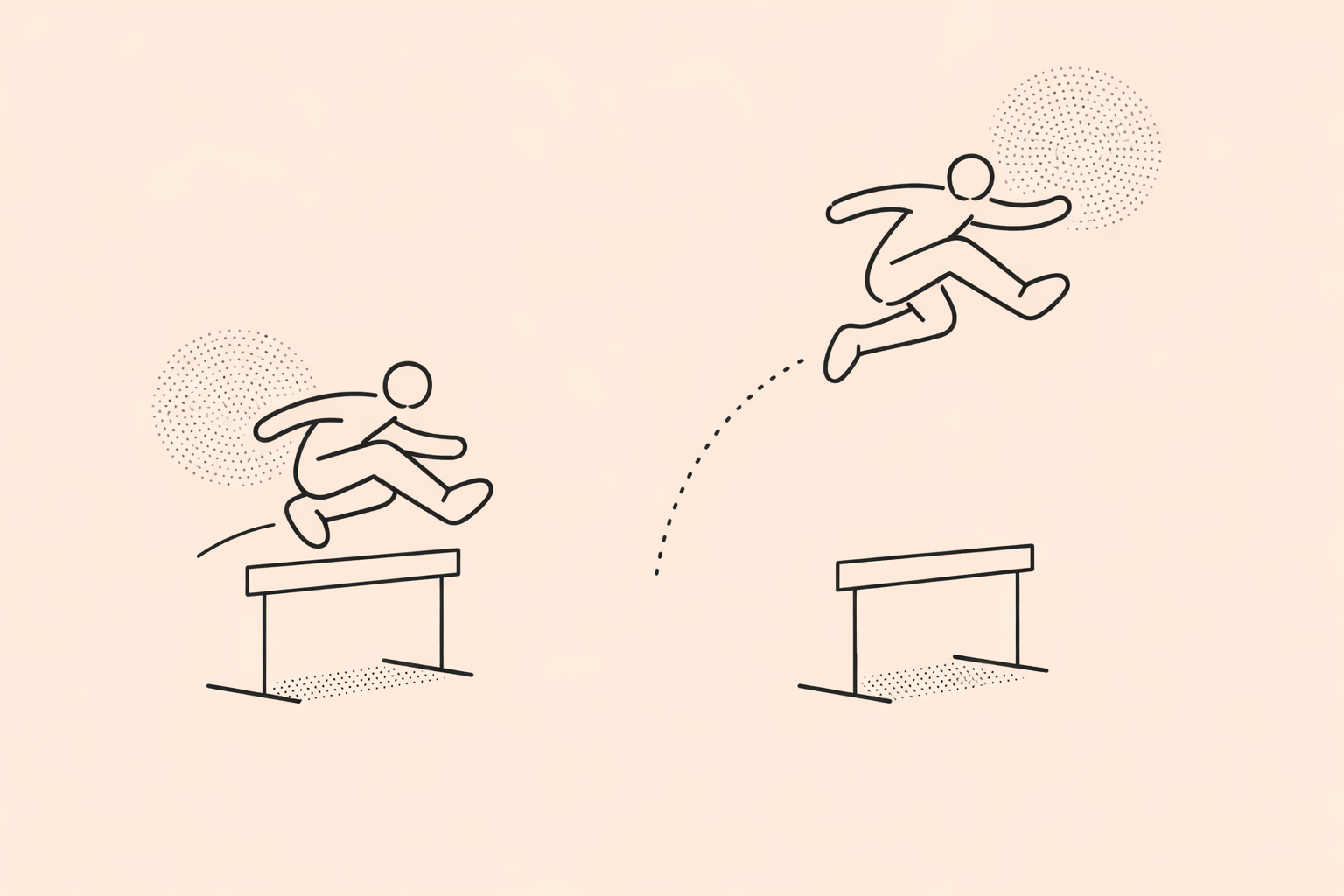 Minimum effective effort trade-off visual