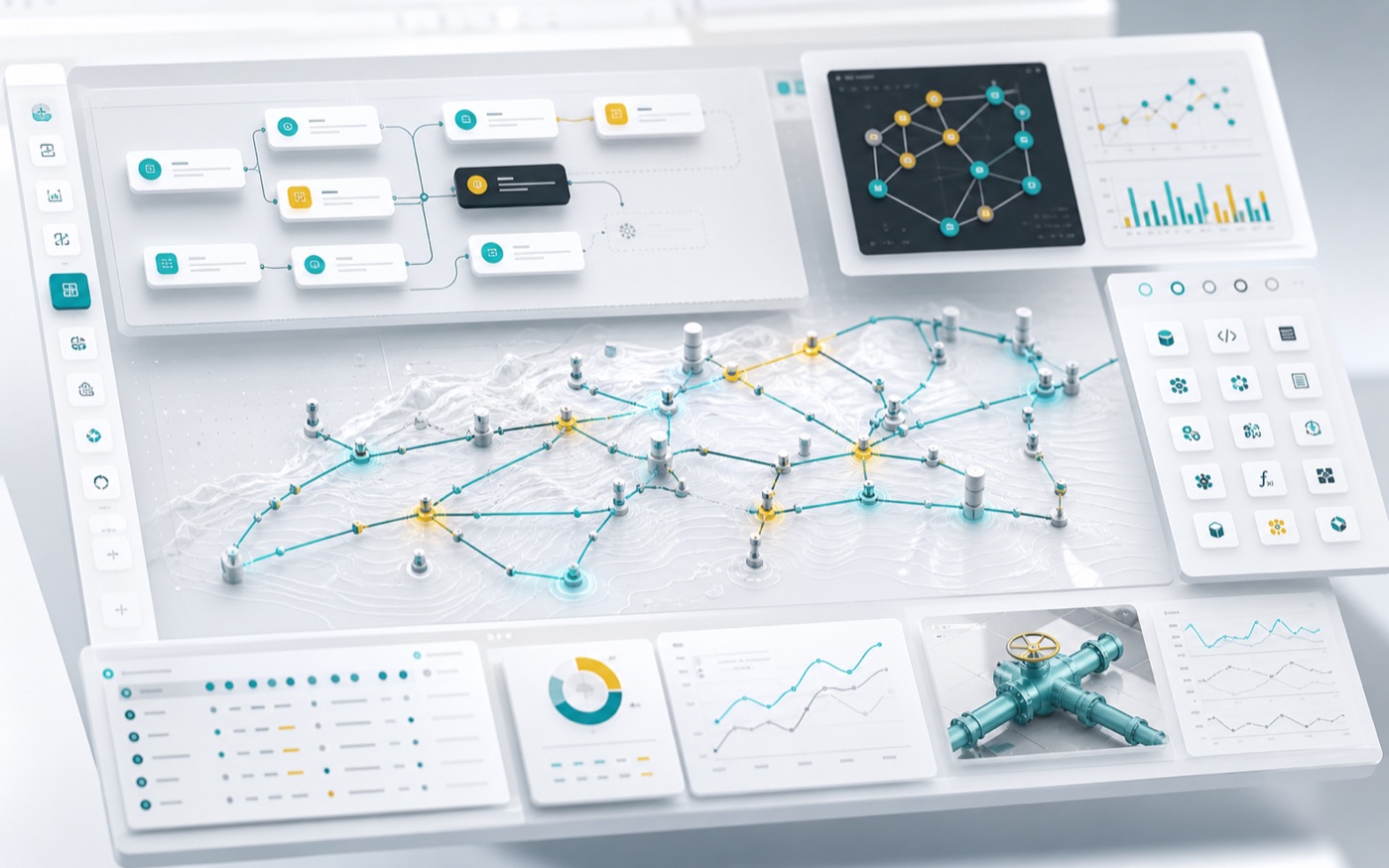Adaptable workflow building blocks for upstream engineering teams