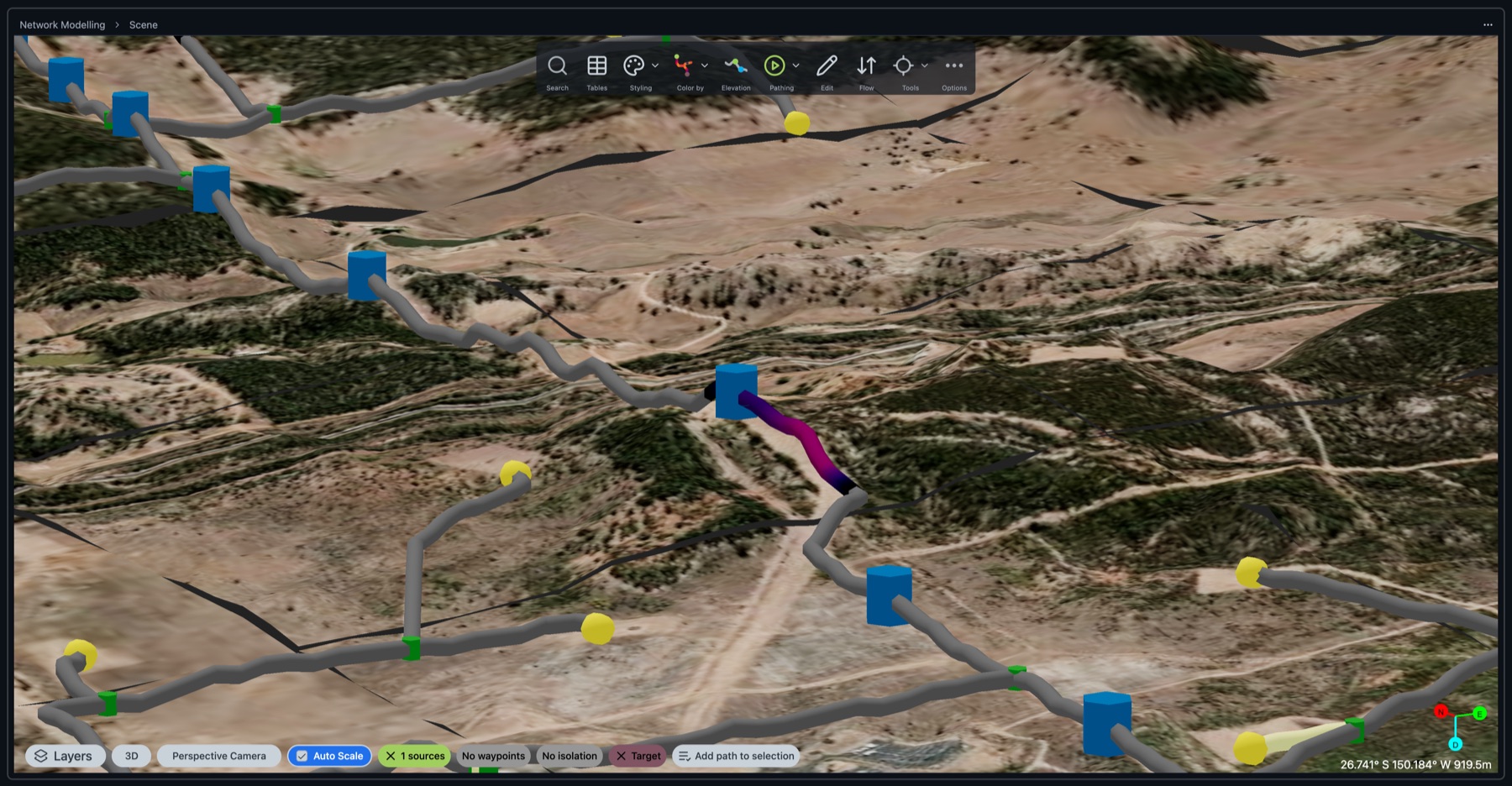 Actionable network insight represented in Endla