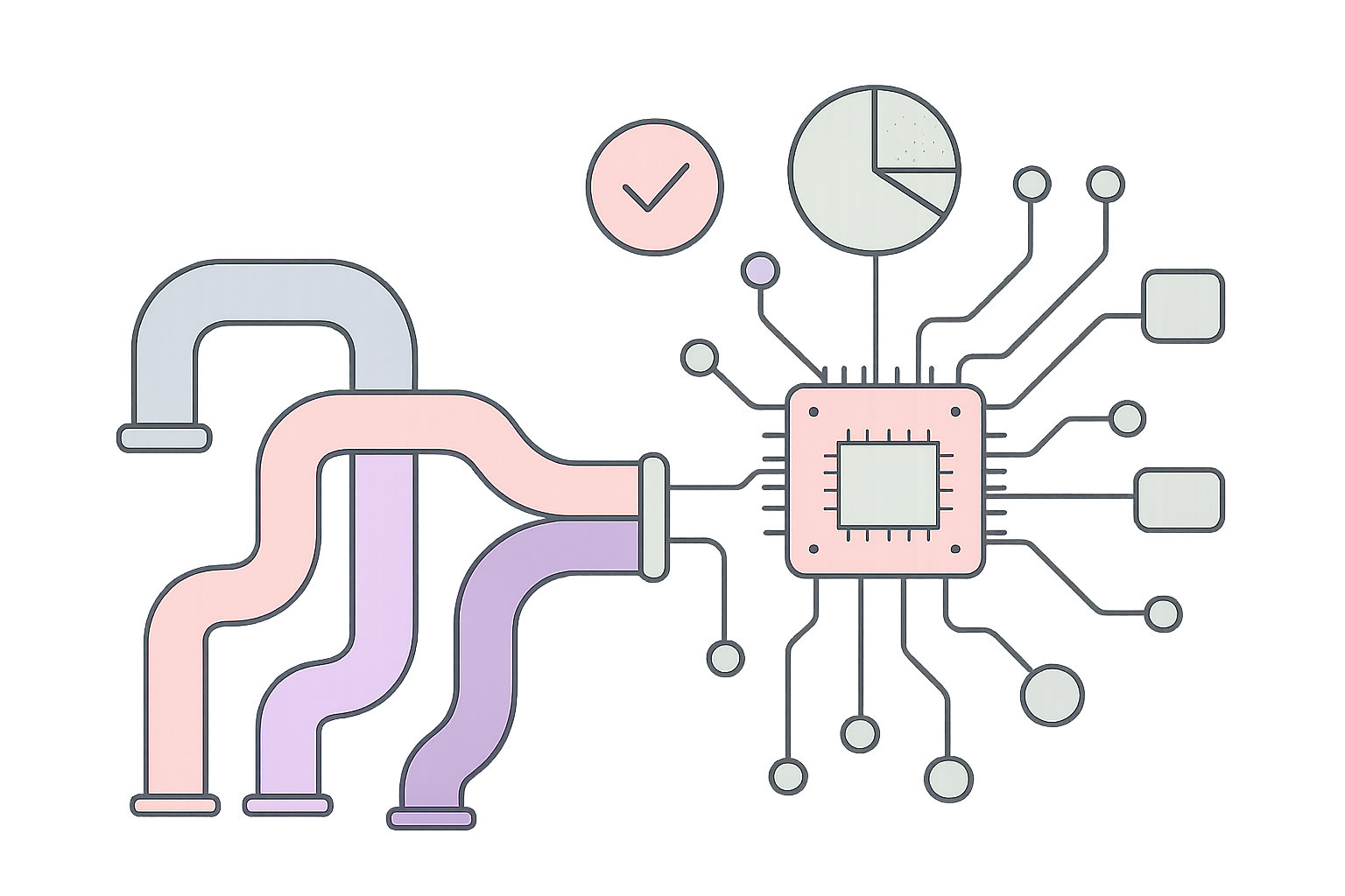 Digital factory chip network